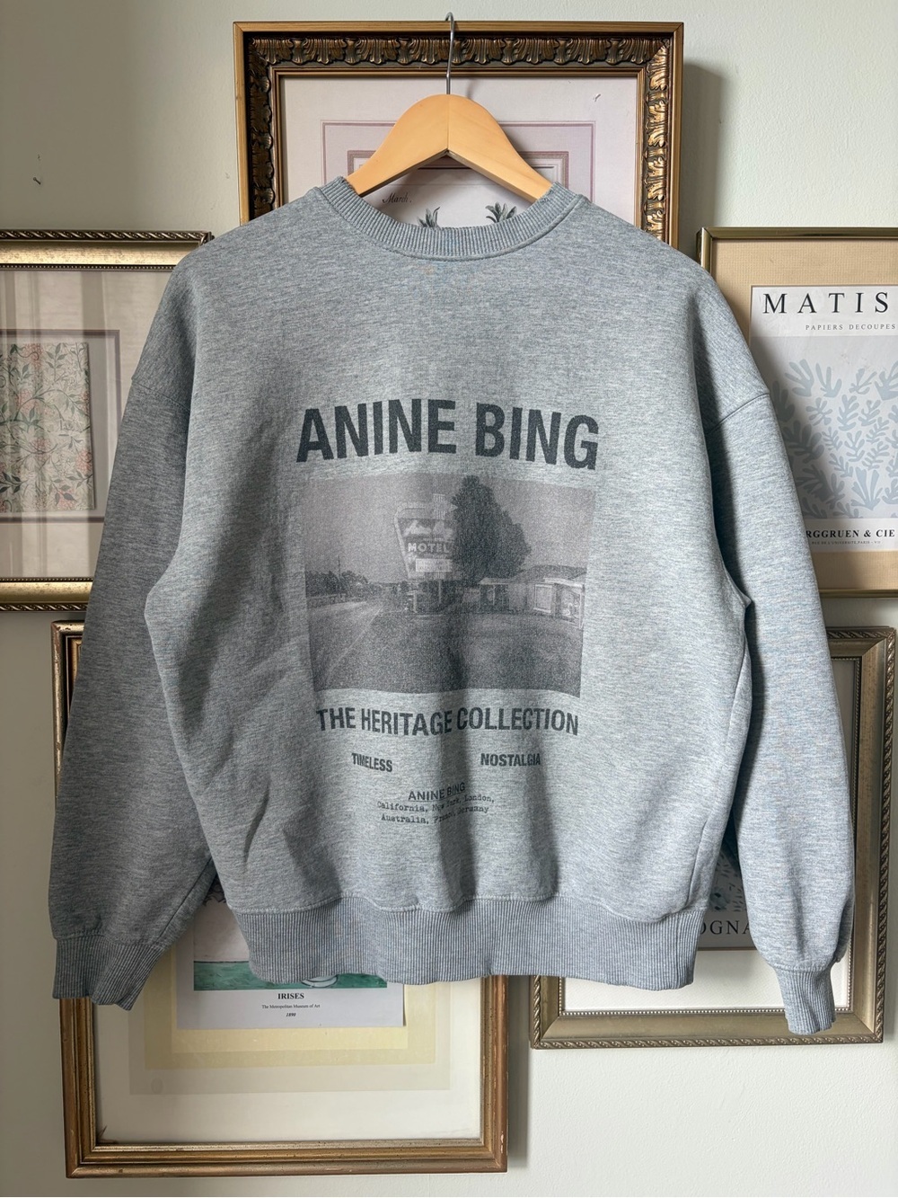 Anine Bing Kenny Sweatshirt Motel Small - Picture 5 of 12